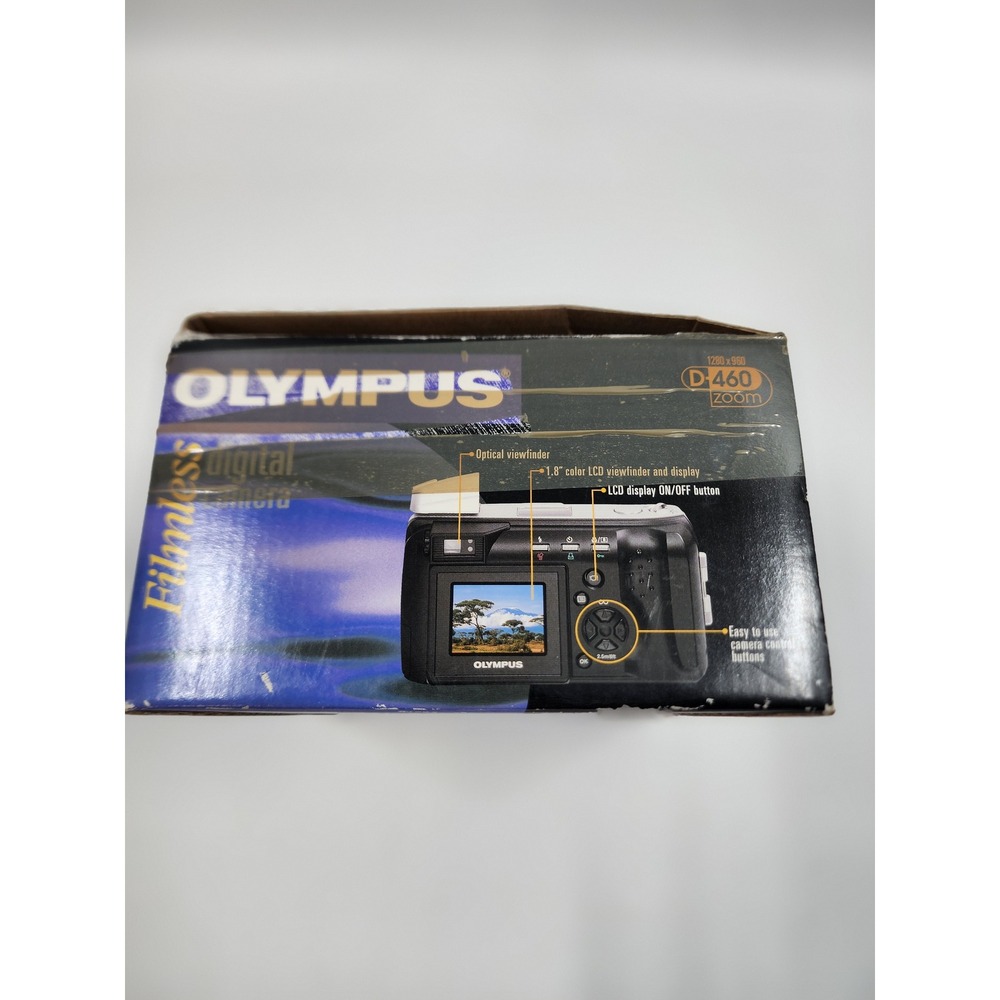 Olympus Camedia D-460 Zoom Digital Camera 1.3MP 3x Optical Zoom Silver Boxed - Picture 16 of 16